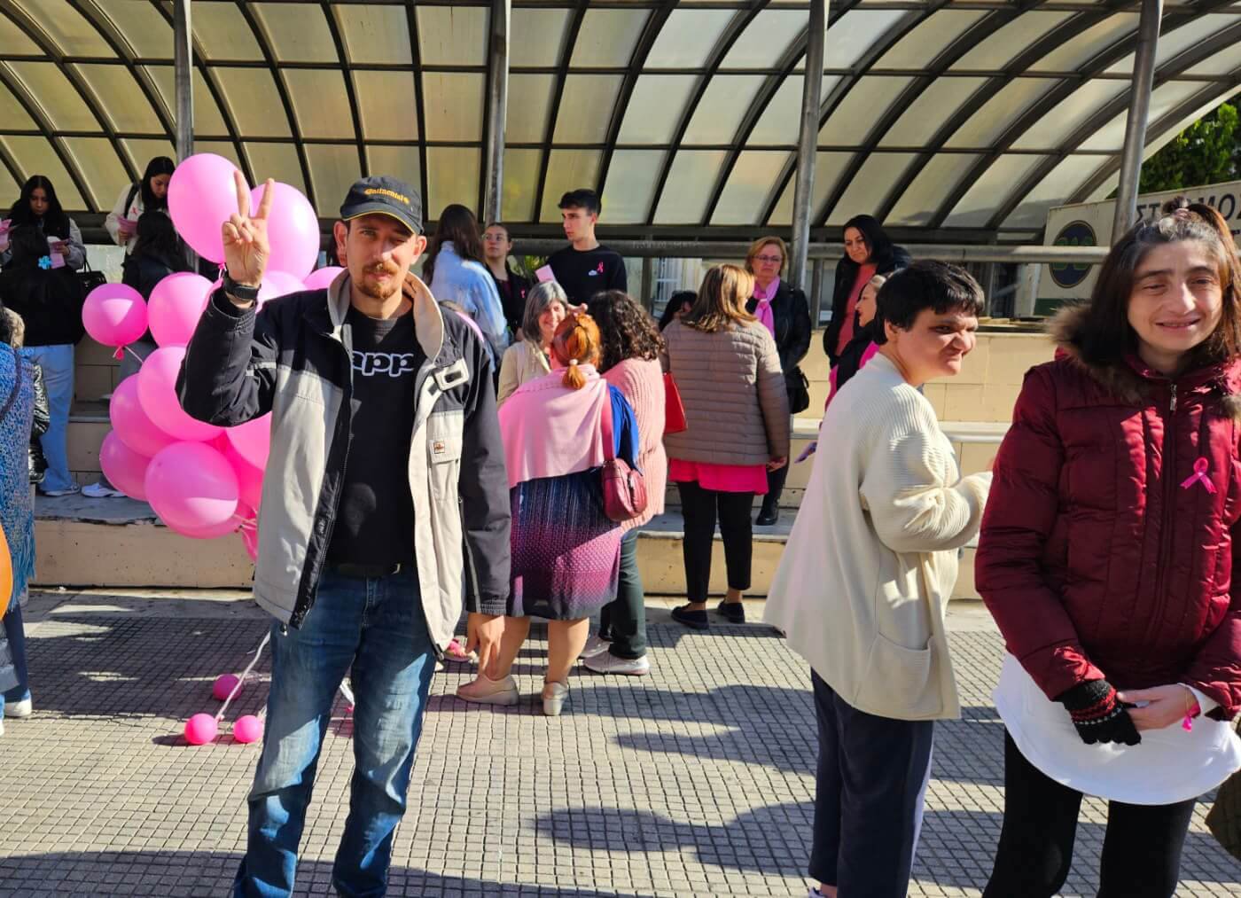 Συμμετοχή στην εκδήλωση για την Παγκόσμια Ημέρα κατά του Καρκίνου του Μαστού