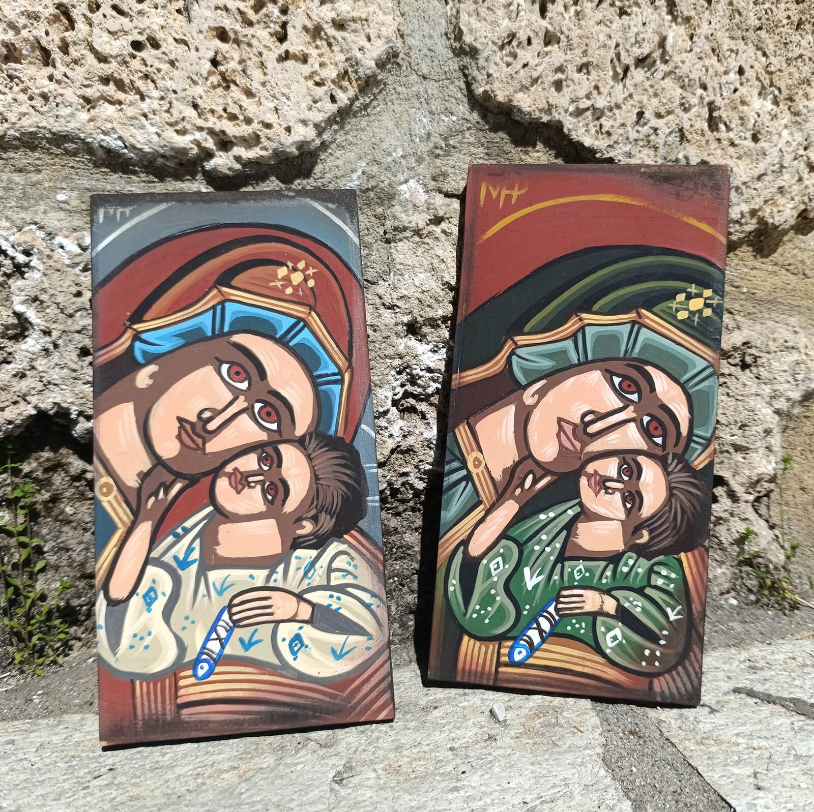 Δημιουργούμε χειροποίητες ξύλινες εικόνες για το Πασχαλινό μας Bazaar