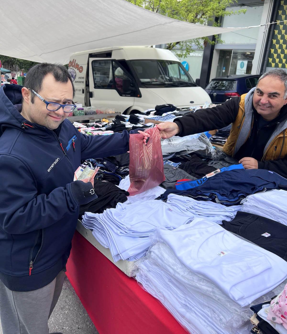 Επίσκεψη στη λαϊκή αγορά για τα ψώνια του Κέντρου μας