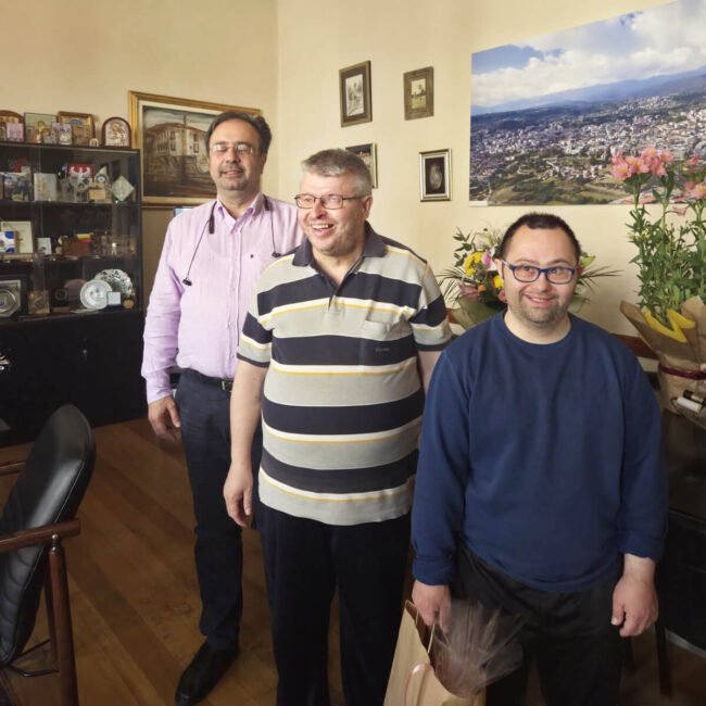 Επίσκεψη για ευχές στον Αντιπεριφερειάρχη Ημαθίας και στον Δήμαρχο της πόλης μας
